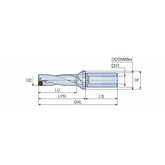 TOP-3XD (DIA 12-50) Indexable drills with unique square inserts & coolant holes, drilling depth 3xD - Big-tools Industrial Supply Tools for Metal Cutting
